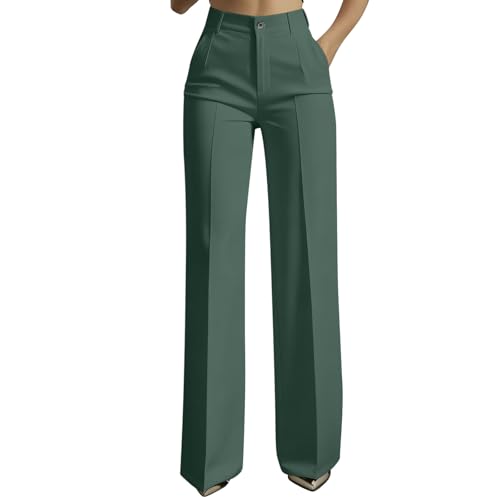 Pantalon large taille haute plissé pour femme active chic et confortable