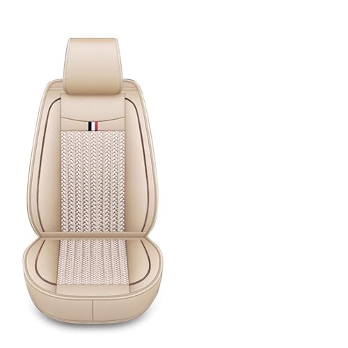 Housse de siège de voiture respirante contre la chaleur du soleil d'été beige