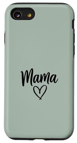 Simple Aesthetic Mom ���^�����O - �r���e�[�W�O���[�� �X�}�z�P�[�X iPhone SE (2020) / 7 / 8 �p