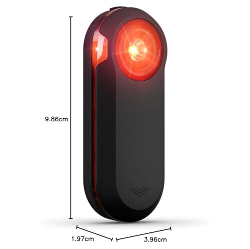 Garmin Unisex adulto Luz y radar ciclismo, Negro, Luz trasera y radar