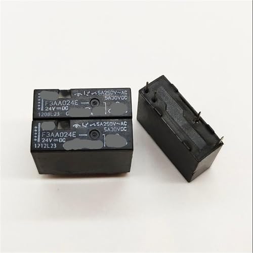 Relais 4 broches F3AA024E 24 V CC mini relais de puissance 5A pour circuit imprimé PCB