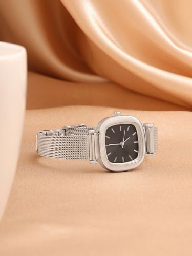 Image of Retro Hues Collection Analog Stainless Steel Wrist Watch for Women | Birthday Anniversary Gift