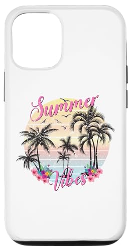 Retro Summer Vibes Groovy Beach Lover Vacation Break Women Hülle für iPhone 12/12 Pro