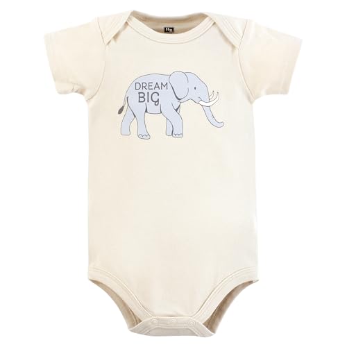 Image of Hudson Baby Unisex Baby Cotton Bodysuits 5-pack