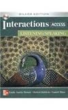  Interactions Access Listening/Speaking Student Book plus Key Code for E-Course