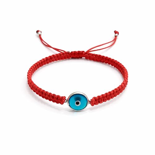 MYSTIC JEWELS by Dalia - Bracelet Classique avec œil Porte-Bonheur Turc (Rouge)