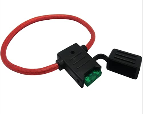 In-Line Car ATC/ATO Blade Fuse Holder 10AWG Upto 40A 12V/24V/32V DC, OFC strands