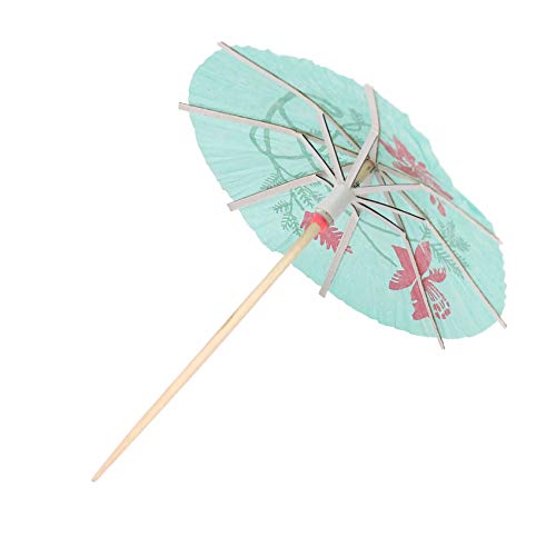 OVBBESS 100 Gemengd Papier Cocktail Parasols Parasols voor Party Tropische Drankjes Accessoires - Image 4