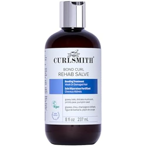 CURLSMITH Bond Curl Rehab Salve - Protein-Rich Treatment, Bond-Building Hair Treatment, For All Curl Types, Vegan & Cruelty Free