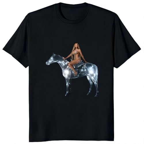 Photo de AODBEJP 2022-Singer-Album-Tee-for-Fans-Unisex-Short-Sleeve-Fashion-Tops-Beyonce-Renaissance-T-Shirts