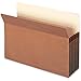 Smead File Pocket, Straight-Cut Tab, 5-1/4" Expansion, Legal Size, Redrope, 10 per Box (74234)