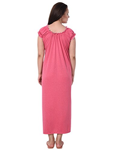 Image of Noty Women's Cotton Floral Maxi Nighty
