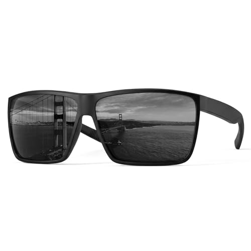 Image of MAXJULI XL Z87 Sunglasses for Big Wide Heads Men TR90 Ultralight UV400 Protection Glasses 8108
