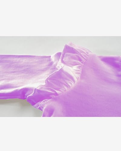 2nd Birthday Shirts for Toddler Girls Second Birthday Ruffle Long Sleeve Two Wild Cute Sweet Tee Tops4