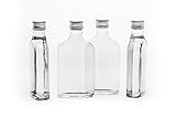 amazon glasflaschen 100 ml 1 A Glas von SLKFACTORY 20 leere Glasflaschen 100 ml TASCHI mit Schraubverschluss zum selbst Abfüllen 0,1 Liter l Likörflaschen Schnapsflaschen Essigflaschen Ölflaschen von slkfactory