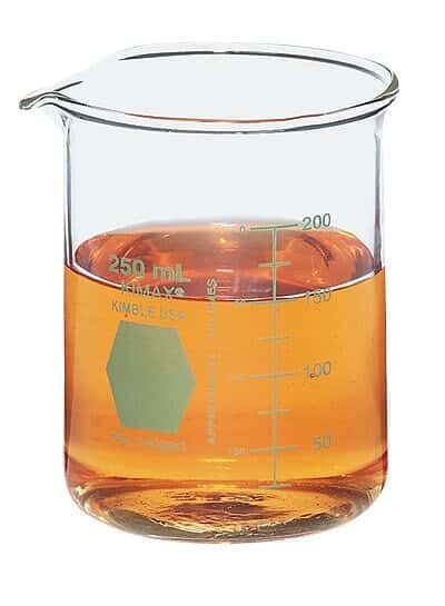 Kimax 14000R-150 red-Coded Griffin beakers; 150 mL, 12/cs
