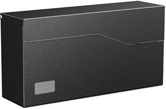 Uniclife Wall Mount Mailbox, Mailboxes for Outside, Large Metal Mail Box for House, Heavy Duty Modern Post Box Letters Drop Box for Outdoor Office Home, (No Locking Mechanism)