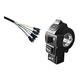Motorrad Lenkerschalter Lenker 4 In 1 Schalter Rücklicht Blinker Horn Schalter Taste Roller Zubehör Teile Motorrad Lenker AUF/Off Schalter