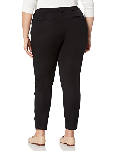 Amazon Essentials Women's Skinny Ankle Pant, Black, 10 Long #TOP1