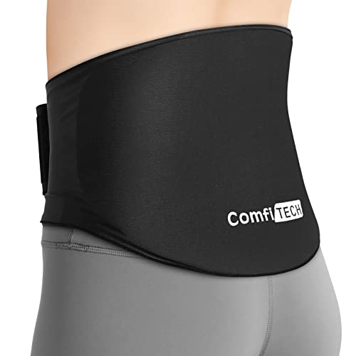 ComfiTECH Back Ice Pack for Lower Back Pain, Reusable Ice Pack for Back, Waist and Lower Back, Flexible Cold Pack Wrap for Lumbar, Tailbone, Back Pain Relief, Sciatic Nerve and Coccyx