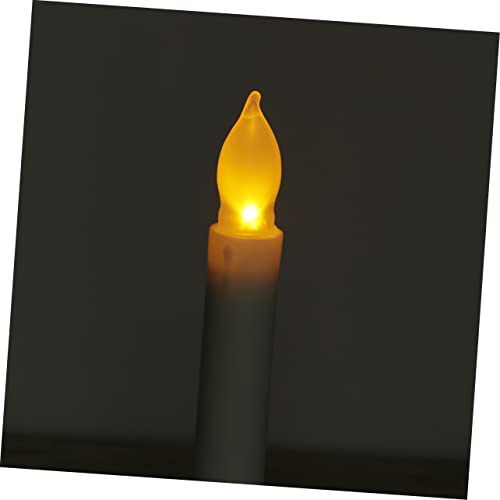Bougies coniques sans flamme LED avec télécommande pour décoration de table - 6