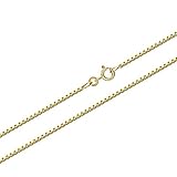 Breite: 0.9mm NKlaus 60cm Venezia Goldkette 0,9mm 333 Gelbgold 8 Karat Venezianerkette Collier 3,10g 9318