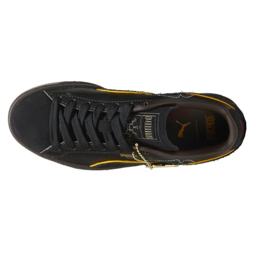 PUMA Kids Boys Suede 4 X Op Lace Up Sneakers Shoes Casual - Black4