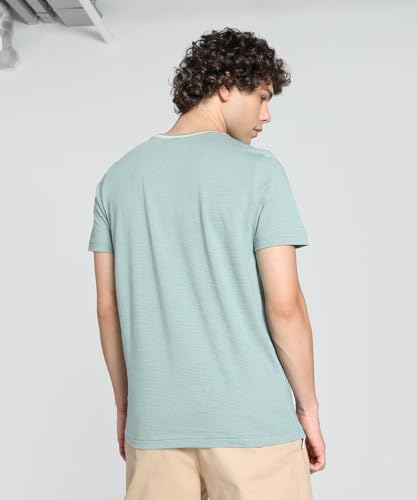 Image of Puma Men Cotton Solid Classic Fit T-Shirt
