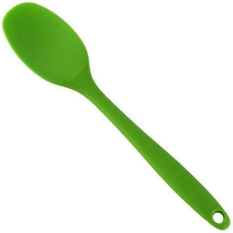 Basics Silicone Mixing Spoon, High Heat Resistant To 480°F, Hygienic One Piece Design Cooking Utensil For Mixing & Serving