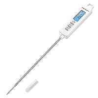 ThermoPro TP01 Termometro Per Carne Termometro Per Arrosti Termometro Da Cucina Termometro Domestico A Lettura Istantanea Con Sonda Lunga Per Arrosti, Griglia, Barbecue, Affumicatore (Bianco)