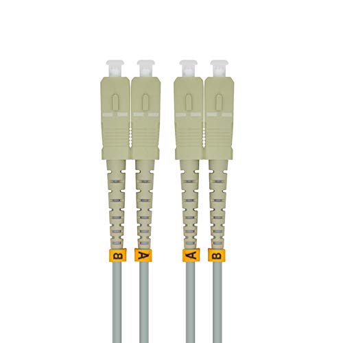 Cable de fibra óptica SC a SC dúplex acorazado OM2 multimodo de 200 metros para redes estables 2