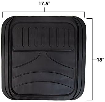 Miniatura 7 de FH Group Alfombrillas para automóvil, goma de ojo de monstruo de alta resistencia para automóviles, juego completo de ajuste universal, alfombrillas