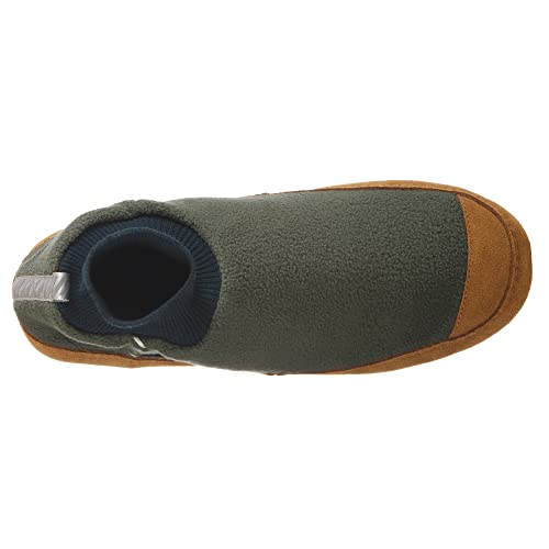 Acorn Unisex Polar Pair Ankle Fleece Slipper Sock, Dark Pine, 10.5-11.5 Us Men #TOP3