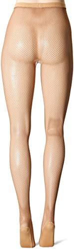 Image of Danskin Women's Padded Foot Fishnet Tights