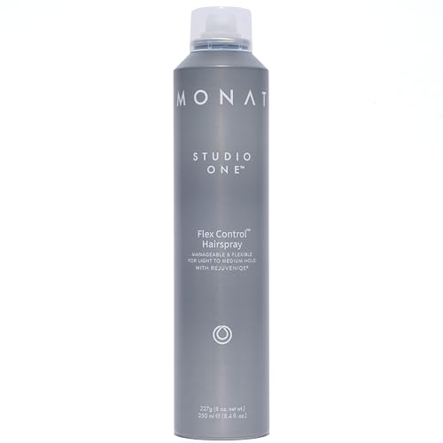 MONAT Studio One™ Flex Control Hairspray – Light to Medium Buildable Hold – Infused with...