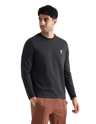 Image of U.S. Polo ASSN. Mens OEE05 Pure Cotton Oversized Lounge T-Shirt