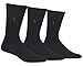 Polo Ralph Lauren Men's Flat-Knit Dress Socks, 3-Pack - Black, One Size