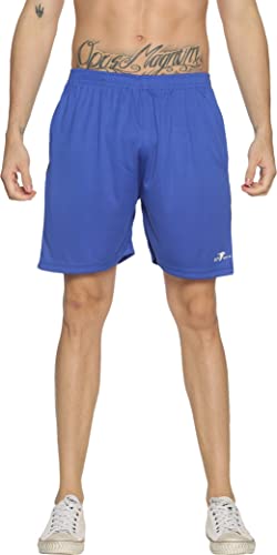 Image of HPS SPORTS Men's Regular Fit Cotton Shorts with Pockets (HPSSRT034)