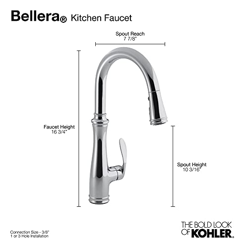 Kohler 560-VS Bellera Pull Down Kitchen Faucet thumb #2