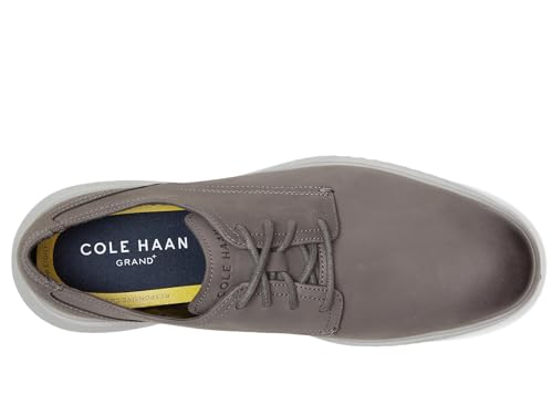 Cole Haan, Men, Grand+ Plain Toe Oxford, Quiet Shade Nubuck/Microchip, 10.5, Medium