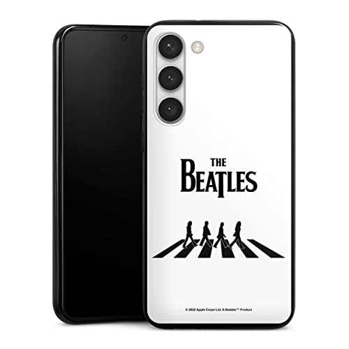 Coque en Silicone Compatible avec Samsung Galaxy S23 Plus Étui Silicone Coque Souple The Beatles Abbey Road Musique - Les Beatles, Paul McCartney, John Lennon, RIngo Starr, George Harrison Coque en Silicone Compatible avec Samsung Galaxy S23 Plus Étui Silicone Coque Souple The Beatles Abbey Road Musique