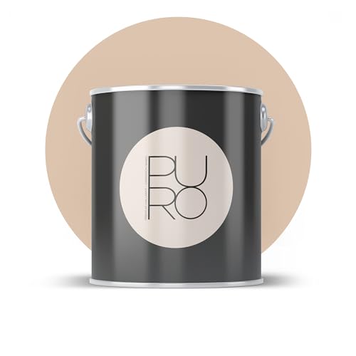 livingwalls PURO C7024 - Pintura de pared con muy alta opacidad, color interior mate de alta calidad, color beige - 2,5 l