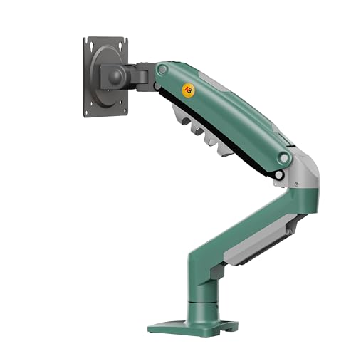 Image of TECVITY - F80 Multi Colours Gas-Struct Flexi Mount Desktop 17 inch to 30 inch Monitor Arm (Green)