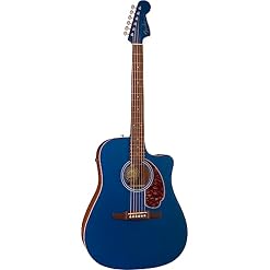 Fender Redondo Player WN Lake Placid Blue – Guitare Acoustique - Les Beatles, Paul McCartney, John Lennon, RIngo Starr, George Harrison Fender Redondo Player WN Lake Placid Blue - Guitare Acoustique – Image 5