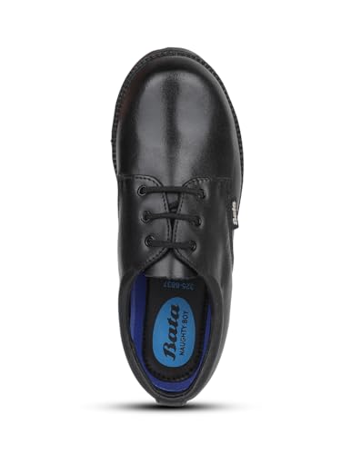 Image of Bata Boy's Lace-Up School Shoes - Black (11Kids UK)