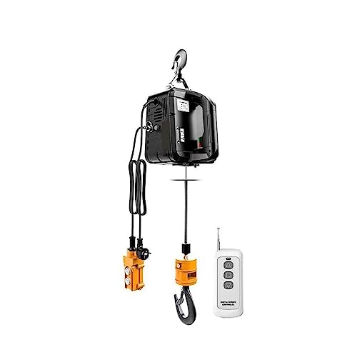 SDdPulse Polipasto eléctrico, elevador eléctrico de grúa portátil de 500 kg para automóviles, mejoras para el hogar, manejo de carga, producción de ascensores de taller, 1-tres