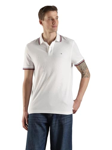 Image of Tommy Hilfiger Men Polo Cotton Regular Fit Shirt
