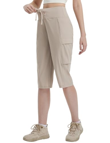Amazon.com: baleaf Hiking Shorts for Women 15'' Knee Length Long