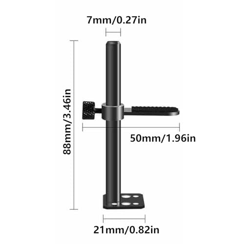 Soporte para GPU con altura ajustable y montaje para ventilador miniatura 4