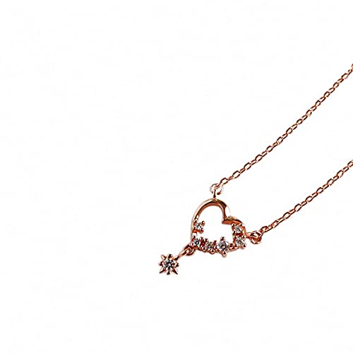 Collier ras du cou argent S925 pendentif coeur serrure pour tenue chic
